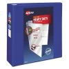Avery 79814 Heavy Duty 11 In. X 8.5 In. DuraHinge 3 Ring 4 In. Capacity View Binder - Pacific Blue