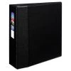 Avery 79984 Heavy Duty 11 In. X 8.5 In. DuraHinge 3 Ring 4 In. Capacity Non- View Binder With One Touch EZD Rings - Black