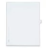 Avery 82177 Preprinted Legal Exhibit 26-Tab 'O' Label 11 In. X 8.5 In. Side Tab Index Dividers - White (25-Piece/Pack)