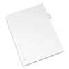 Avery 82182 Preprinted Legal Exhibit 26-Tab 'T' Label 11 In. X 8.5 In. Side Tab Index Dividers - White (25-Piece/Pack)
