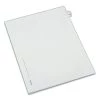 Avery 82221 Preprinted Legal Exhibit 10-Tab '23-ft Label 11 In. X 8.5 In. Side Tab Index Dividers - White (25-Piece/Pack)