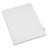 Avery 82227 Preprinted Legal Exhibit 10-Tab '29-ft Label 11 In. X 8.5 In. Side Tab Index Dividers - White (25-Piece/Pack)