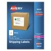 Avery 95920 8.5 In. X 11 In. Shipping Labels Bulk Packs For Inkjet/Laser Printers - White (250-Piece/Box)