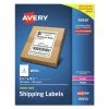 Avery 95930 5.5 In. X 8.5 In. Shipping Labels Bulk Packs For Inkjet/Laser Printers - White (2-Piece/Sheet 250 Sheets/Box)